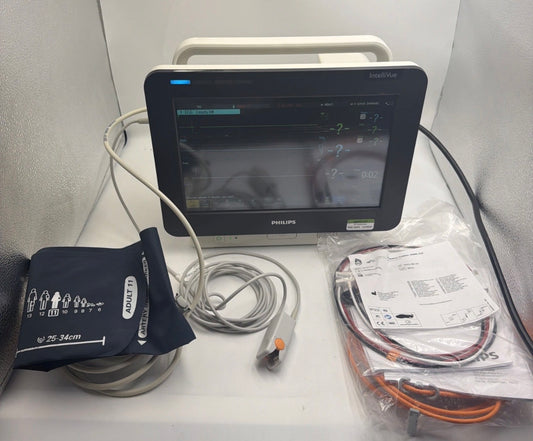 Philips IntelliVue MX500 with X2 module and accessories