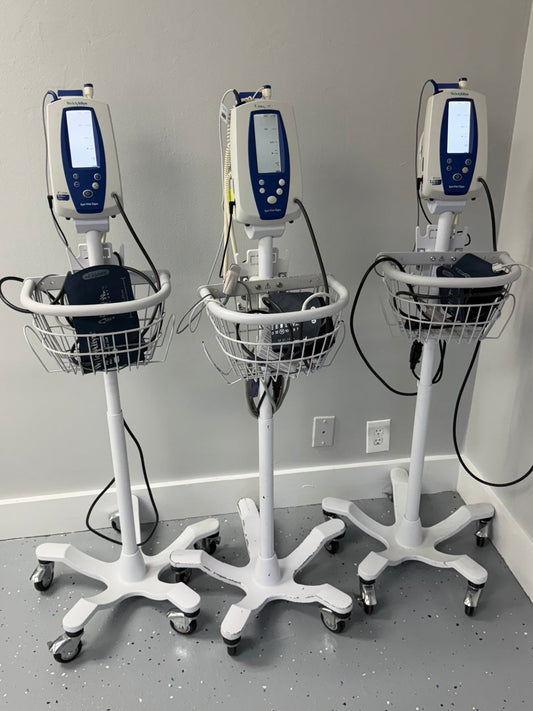Welch Allyn Spot Vital Signs with BP, SpO2, temperature and stand