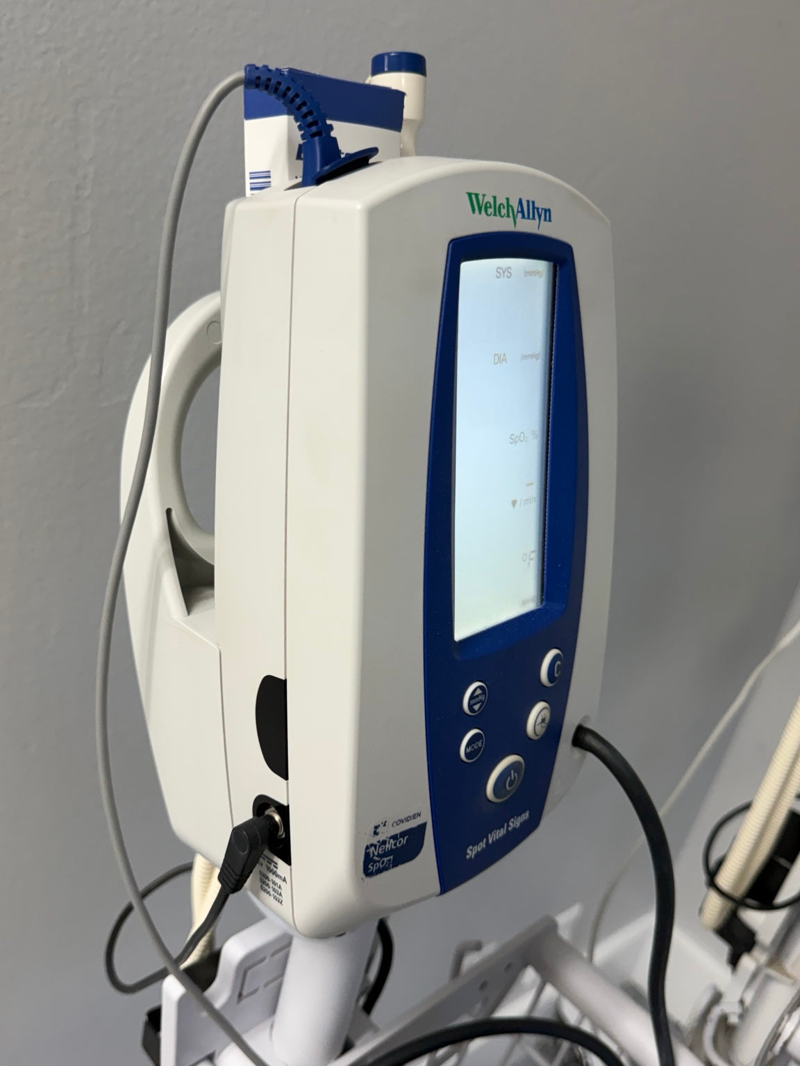 Welch Allyn Spot Vital Signs with BP, SpO2, temperature and stand