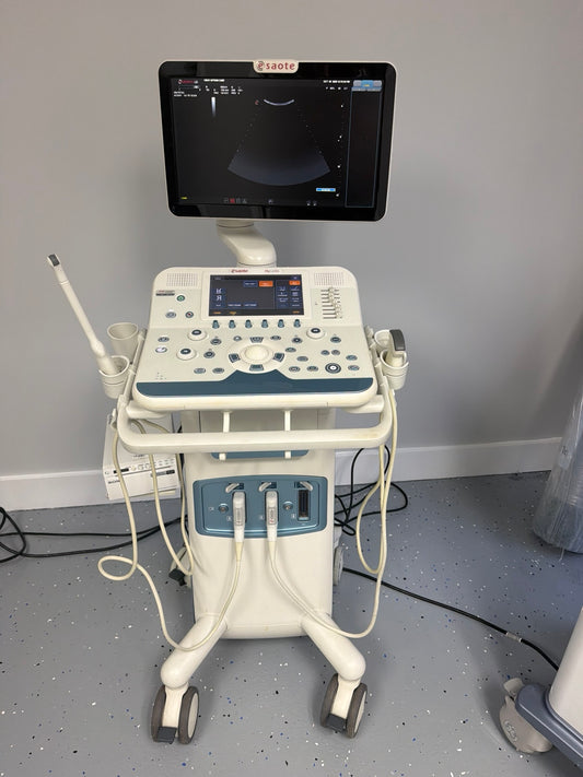 Esaote MyLabSix ultrasound system with two probes and Sony printer