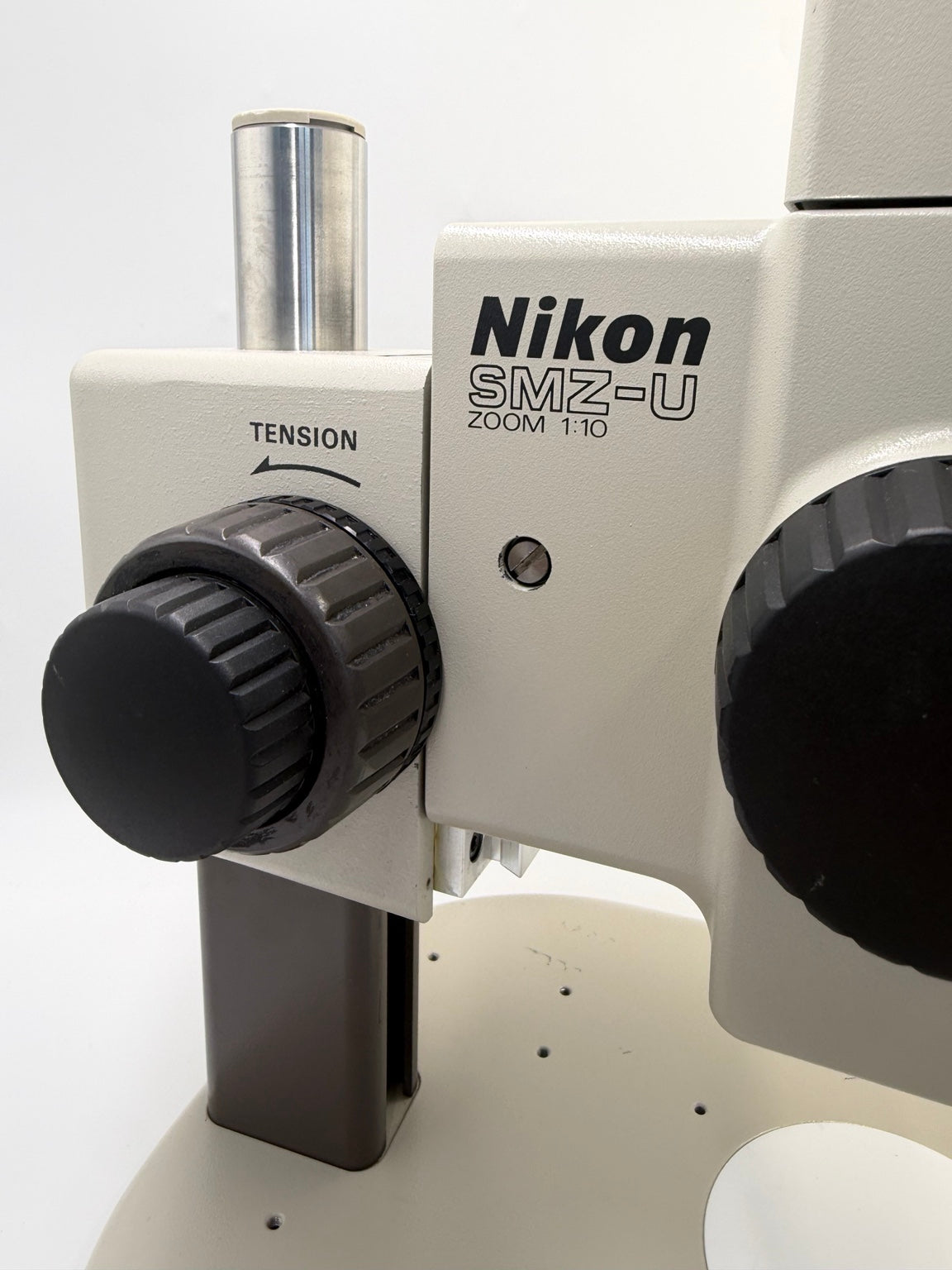 Nikon SMZ-U microscope rear and controls condition