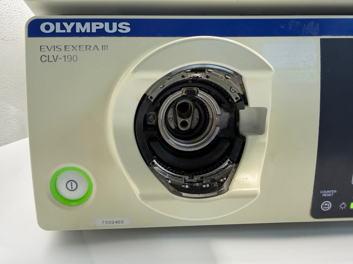 Olympus EVIS EXERA III CLV-190 xenon light source front connector