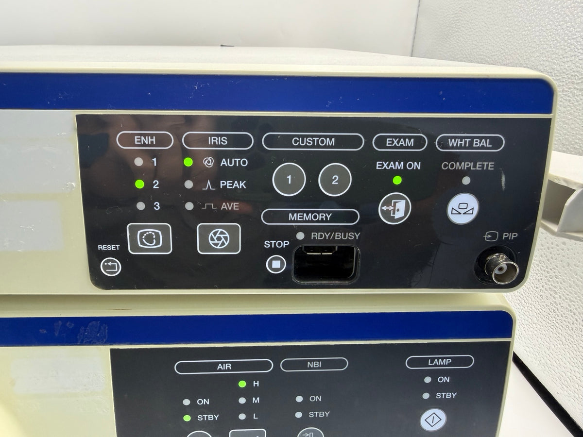 Olympus CV-190 control panel powered on