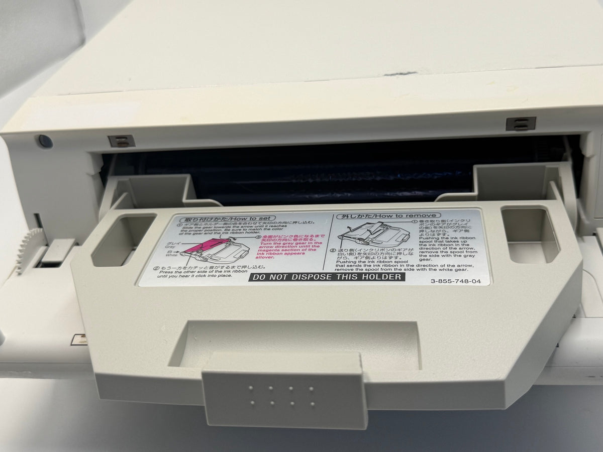 Olympus OEP-5 ribbon holder installed