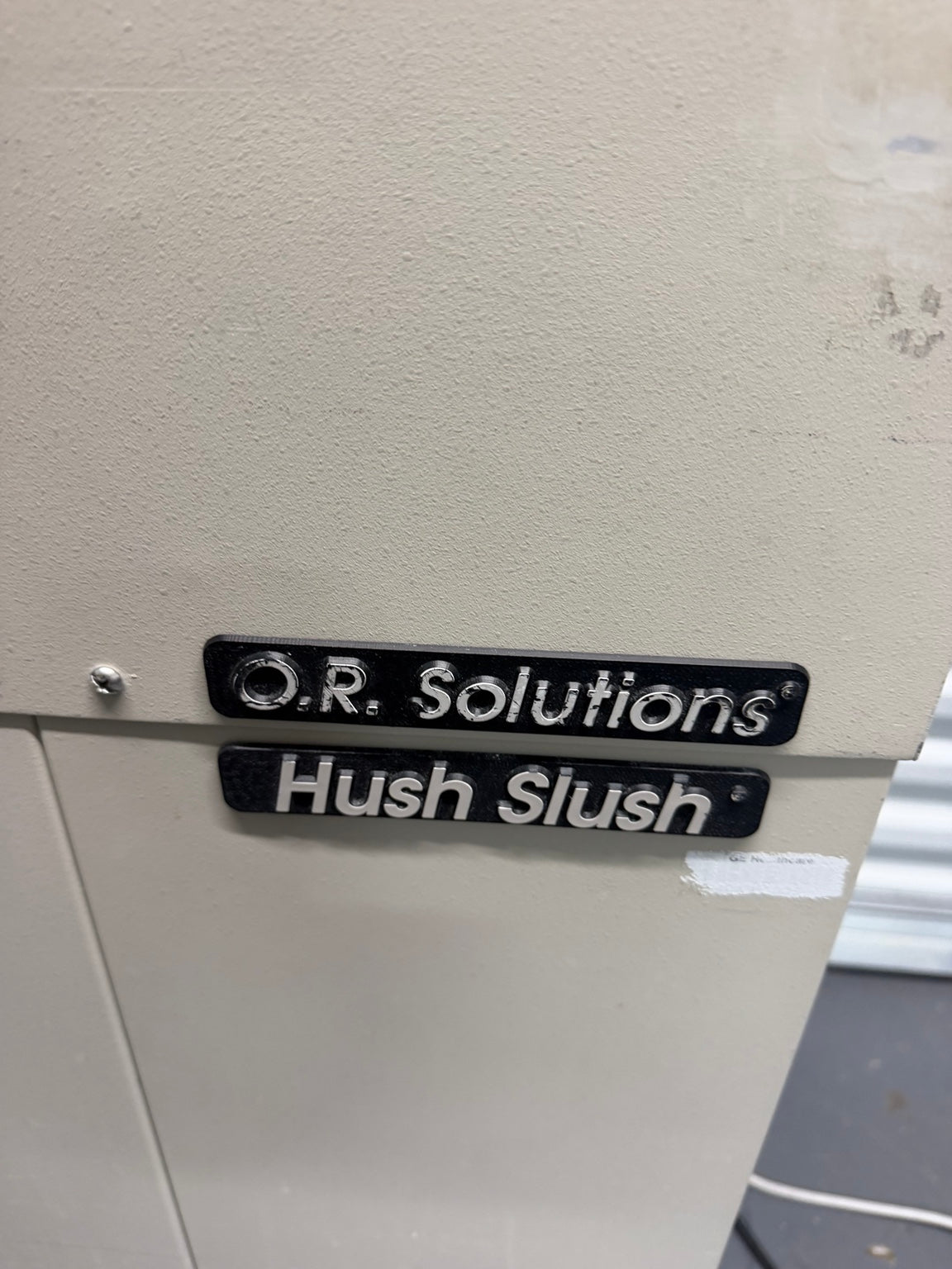 O.R. Solutions Hush Slush equipment detail