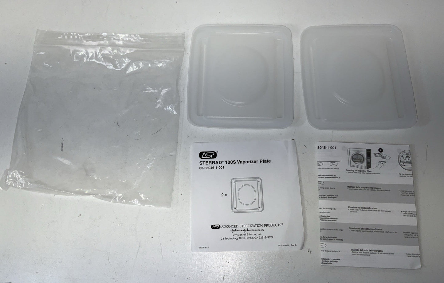 ASP Sterrad Vaporizer Plate 03-53046-1-001 2 Plates Per Pack