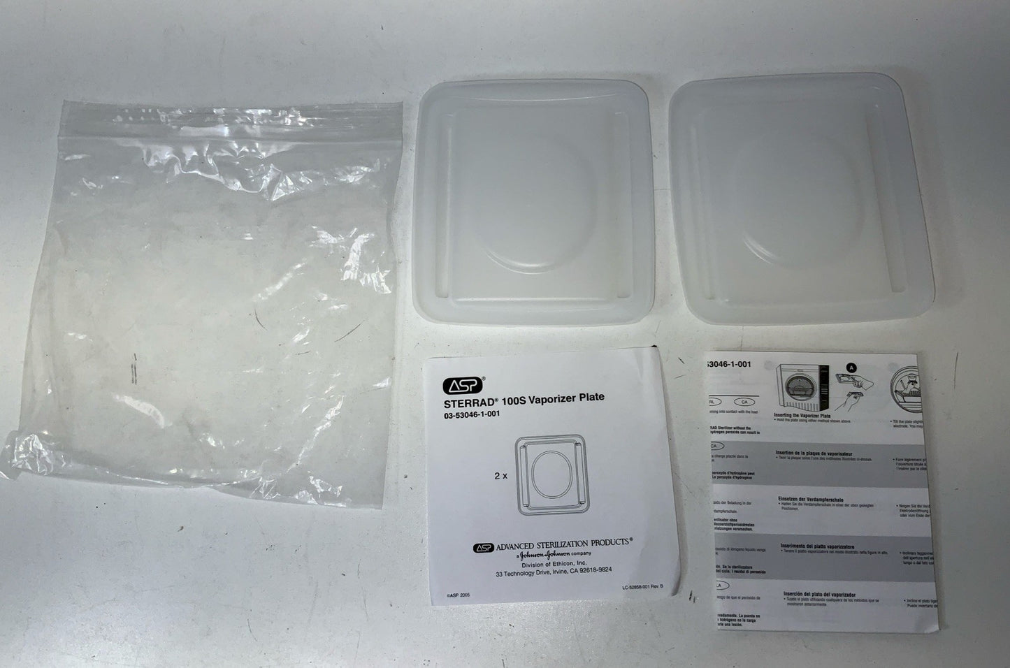 ASP Sterrad Vaporizer Plate 03-53046-1-001 2 Plates Per Pack