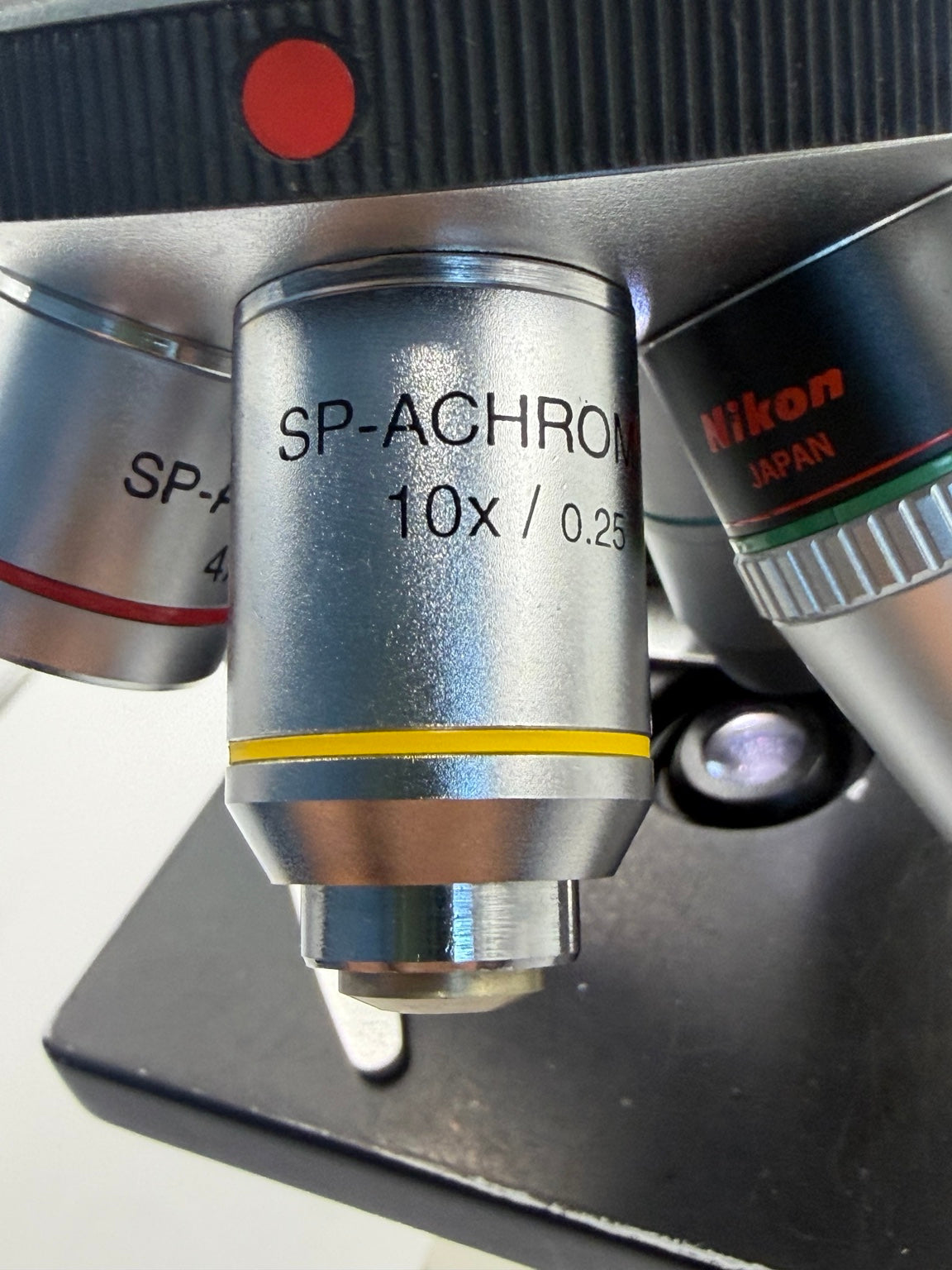 Seiler Microlux II SP-Achromat 10x 0.25 objective close-up