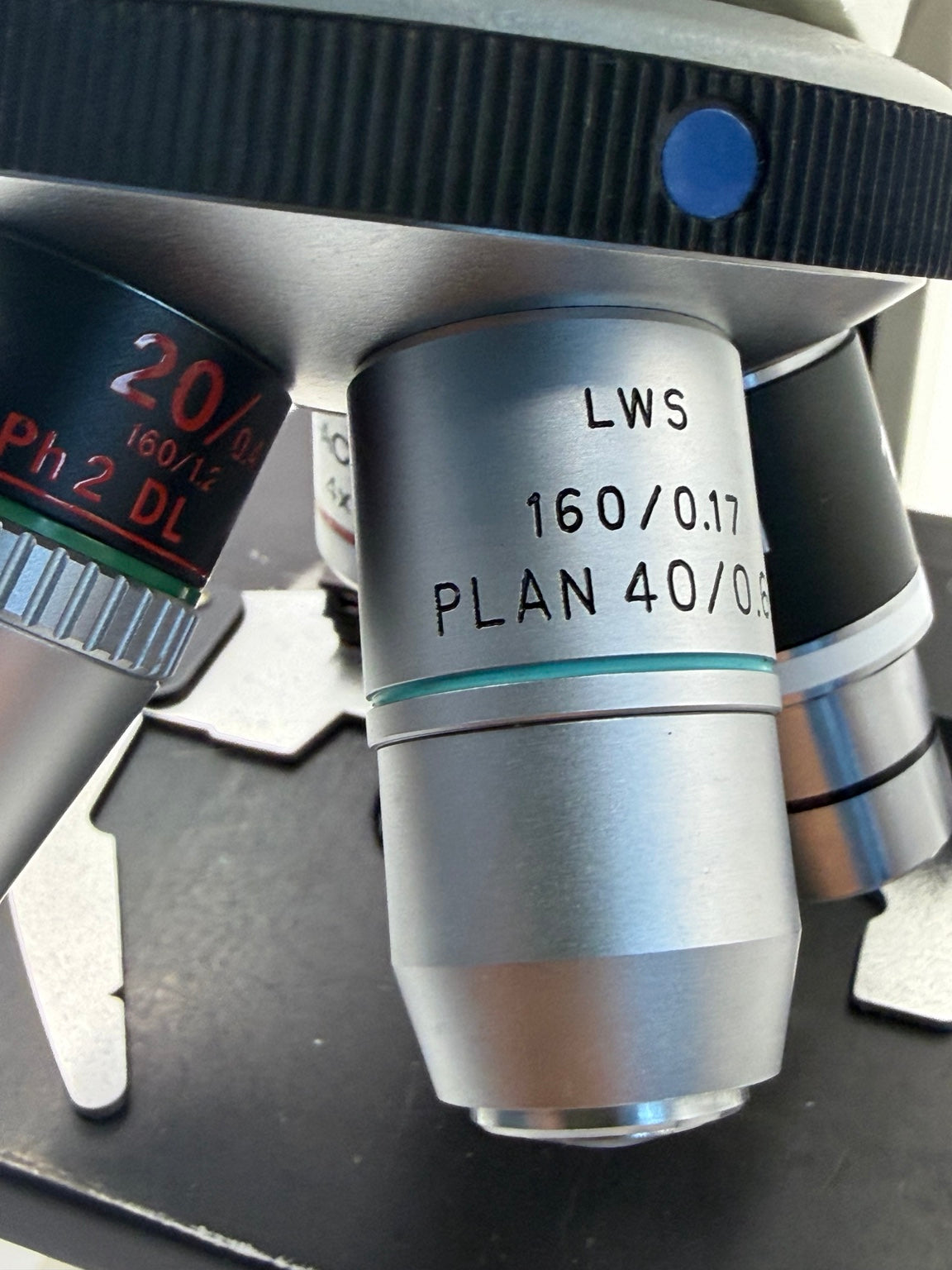 Seiler Microlux II LWS Plan 40x objective
